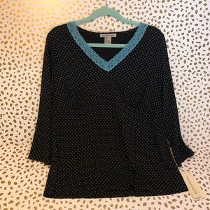 Notations Polka dot Blouse